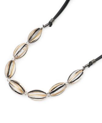 ＜Leilian plus house (Women/大きいサイズ)＞大ぶりビーズネックレス