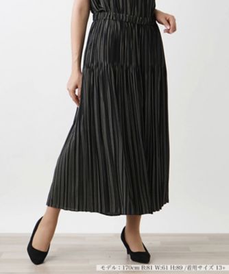 ＜Leilian plus house (Women/大きいサイズ)＞洗えるプリントプリーツパンツ【Ｌｅｉｌｉａｎ　ＷＨＩＴＥ　ＬＡＢＥＬ】