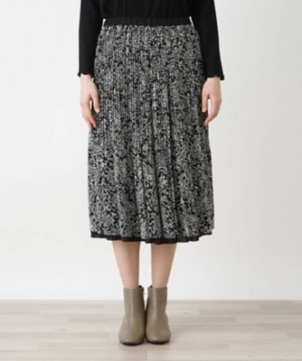 リバーシブルプリーツスカート【Ｌｅｉｌｉａｎ　ＷＨＩＴＥ　ＬＡＢＥＬ】