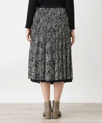 リバーシブルプリーツスカート【Ｌｅｉｌｉａｎ　ＷＨＩＴＥ　ＬＡＢＥＬ】