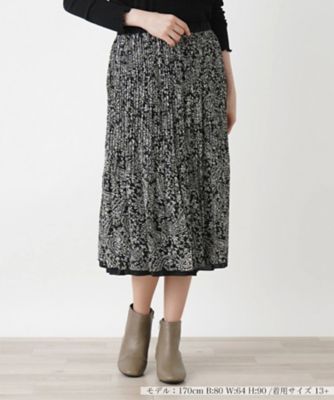 リバーシブルプリーツスカート【Ｌｅｉｌｉａｎ　ＷＨＩＴＥ　ＬＡＢＥＬ】