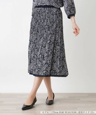 リバーシブルプリーツスカート【Ｌｅｉｌｉａｎ　ＷＨＩＴＥ　ＬＡＢＥＬ】