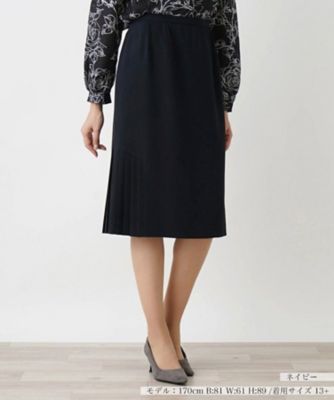 ＜Leilian plus house (Women/大きいサイズ)＞サイドプリーツスカート