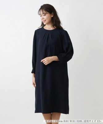 ＜Leilian plus house (Women/大きいサイズ)＞【セレモニー】洗えるワンピース