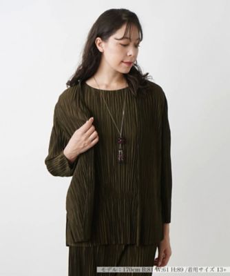 ＜Leilian plus house (Women/大きいサイズ)＞羽織ブラウス【Ｌｅｉｌｉａｎ　ＷＨＩＴＥ　ＬＡＢＥＬ】