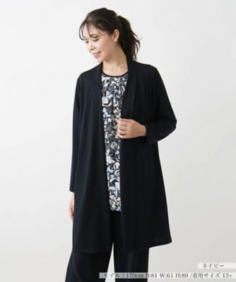 ＜Leilian plus house (Women/大きいサイズ)＞羽織ブラウス【Ｌｅｉｌｉａｎ　ＷＨＩＴＥ　ＬＡＢＥＬ】
