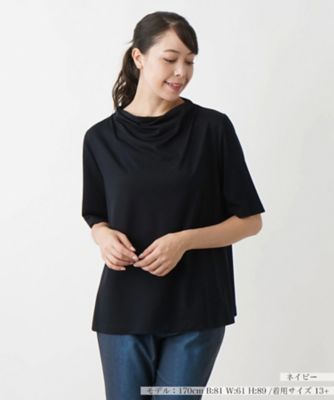 ＜Leilian plus house (Women/大きいサイズ)＞カットソー【Ｌｅｉｌｉａｎ　ＷＨＩＴＥ　ＬＡＢＥＬ】