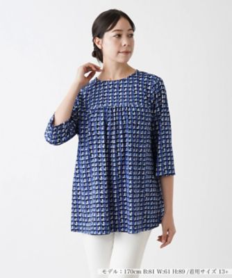 ＜Leilian plus house (Women/大きいサイズ)＞ツイードプリントカットソー【Ｌｅｉｌｉａｎ　ＷＨＩＴＥ　ＬＡＢＥＬ】
