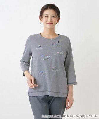 ＜Leilian plus house (Women/大きいサイズ)＞デザインプルオーバー【Ｌｅｉｌｉａｎ　ＷＨＩＴＥ　ＬＡＢＥＬ】