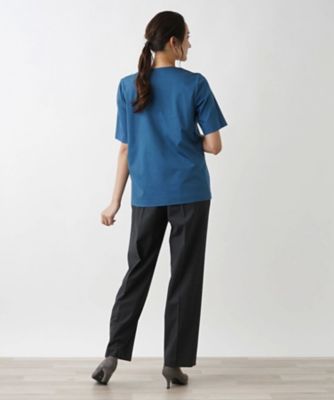 Leilian PLUS HOUSE / レリアンプラスハウス スクエアネックＴシャツ スクエアネックTシャツ|レリアン プラスハウス | レリアン公式