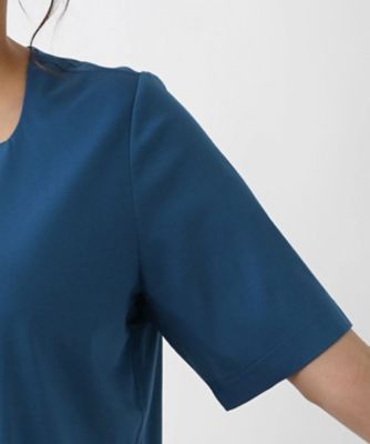 スクエアネックTシャツ | Leilian plus house (Women/大きい