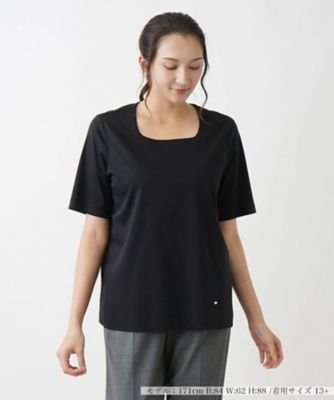 Leilian PLUS HOUSE / レリアンプラスハウス スクエアネックＴシャツ スクエアネックTシャツ|レリアン プラスハウス | レリアン公式