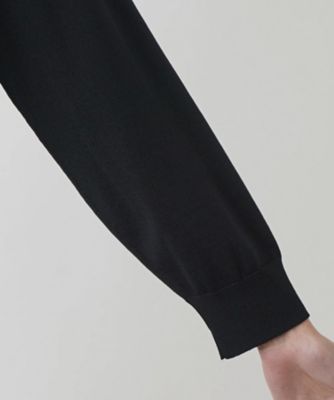クルーネックニットカーディガン