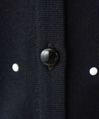 クルーネックニットカーディガン