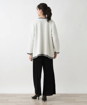 R141 美品 XL 13+ レリアンプラスハウス ツイード JKT レディース ツイードジャケット | Leilian plus house (Women/大きいサイズ