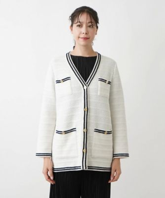 R141 美品 XL 13+ レリアンプラスハウス ツイード JKT レディース ツイードジャケット | Leilian plus house (Women/大きいサイズ