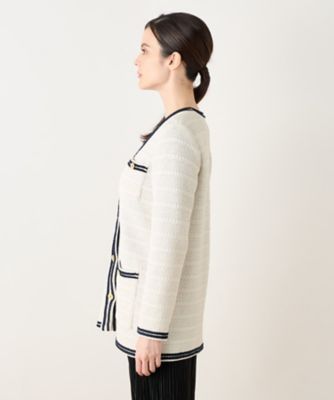 R141 美品 XL 13+ レリアンプラスハウス ツイード JKT レディース ツイードジャケット | Leilian plus house (Women/大きいサイズ