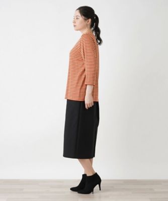 Leilian PLUS HOUSE / レリアンプラスハウス ボーダー柄カットソー ボーダー柄カットソー|レリアン プラスハウス | レリアン公式