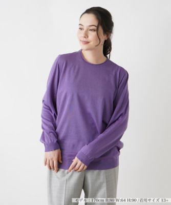 ＜Leilian plus house (Women/大きいサイズ)＞クルーネックニットプルオーバー