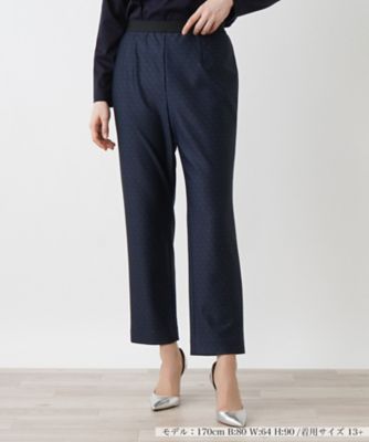 ＜Leilian plus house (Women/大きいサイズ)＞洗えるスリムゴムパンツ