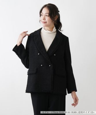 ＜Leilian plus house (Women/大きいサイズ)＞ツイードブレザー
