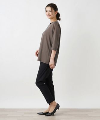 Leilian PLUS HOUSE / レリアンプラスハウス ナローボーダーカットソー【プラス企画】 ナローボーダーカットソー【プラス企画】|レリアン プラスハウス