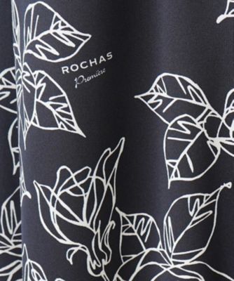 ボウタイフレアワンピース【ＲＯＣＨＡＳ　Ｐｒｅｍｉｅｒｅ】