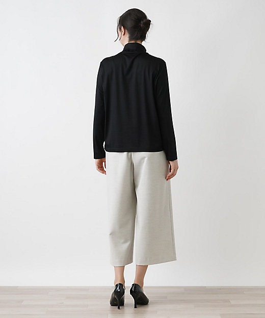 店舗人気】ハイネックカットソー【シルク混】 | Leilian plus 店舗人気】ハイネックカットソー【シルク混】 | Leilian plus