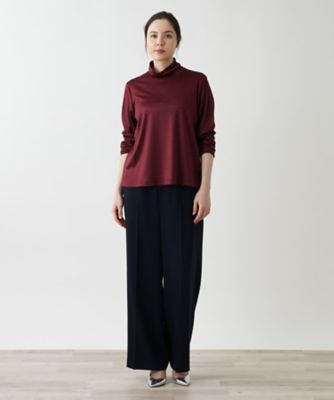 Leilian PLUS HOUSE / レリアンプラスハウス 【店舗人気】タートルネックカットソー【シルク混】 店舗人気】タートルネックカットソー【シルク混】 | Leilian