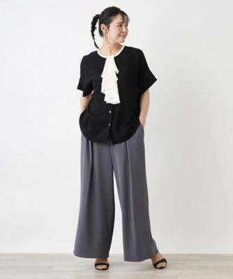ノーカラーブラウス【ETERNAL】 | Leilian plus house (Women 