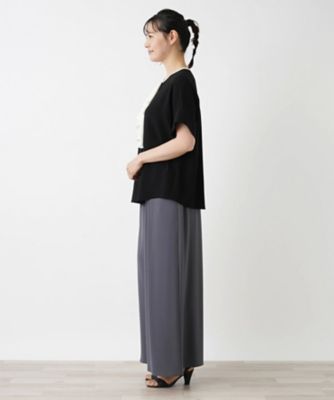 ノーカラーブラウス【ETERNAL】 | Leilian plus house (Women 