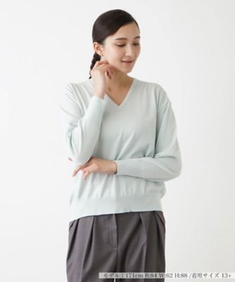 ＜Leilian plus house (Women/大きいサイズ)＞ハイゲージ長袖ニットプルオーバー【ＥＴＥＲＮＡＬ】