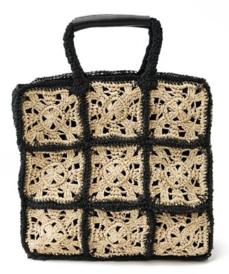 ＜Leilian plus house (Women/大きいサイズ)＞ナチュラルスクエアハンドバッグ