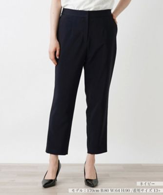 ＜Leilian plus house (Women/大きいサイズ)＞クロップドパンツ【ＴＨＥ　ＮＥＷ】