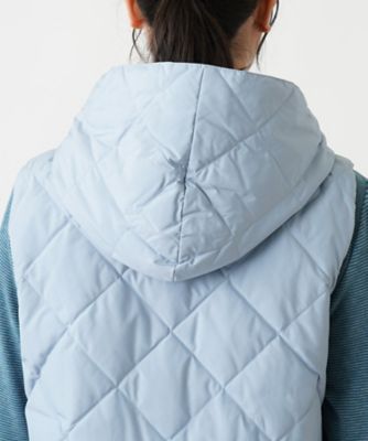 【店舗人気】フーデッドダウンベスト【ＬＩＭＯＮＴＡ　ＥＡＳＴ×ＴＡＩＯＮ】