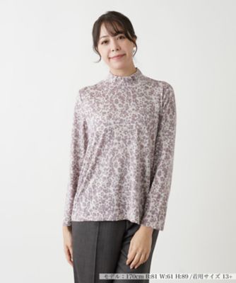 ＜Leilian plus house (Women/大きいサイズ)＞ハイネックニット【Ｃａｒｉａｇｇｉ】