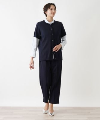 ハーフスリーブニットベスト