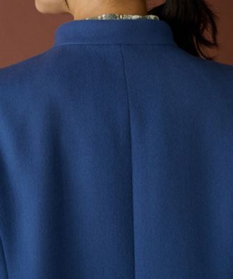 カシミヤスタンドカラーコート【深喜毛織　】
