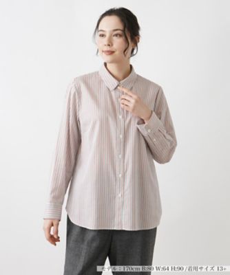 ＜Leilian plus house (Women/大きいサイズ)＞シャツブラウス【Ｌｅｉｌｉａｎ　ＷＨＩＴＥ　ＬＡＢＥＬ】【ＳＯＭＥＬＯＳ】