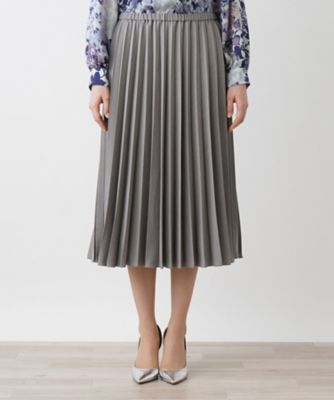 洗えるプリーツスカート | Leilian plus house (Women/大きいサイズ