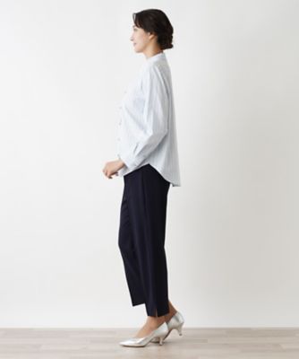 Leilian PLUS HOUSE / レリアンプラスハウス ストライプシャツ【プラス企画】 セール】 ストライプシャツ【プラス企画】 （シャツ・ブラウス
