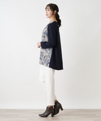 店舗人気】チュニックブラウス【Leilian WHITE