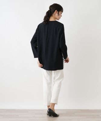 店舗人気】チュニックブラウス【Leilian WHITE