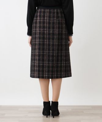 ボックスプリーツスカート | Leilian plus house (Women/大きいサイズ