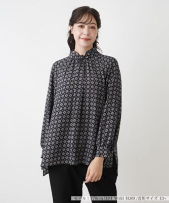 ＜Leilian plus house (Women/大きいサイズ)＞【店舗人気】洗えるブラウス