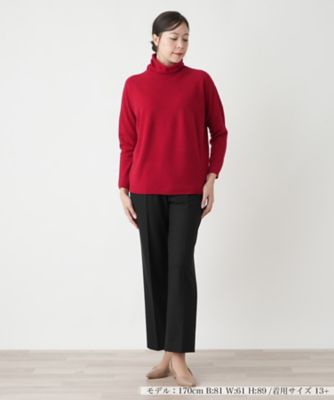 ホールガーメントハイネックニット【Ｌｅｉｌｉａｎ　ＷＨＩＴＥ　ＬＡＢＥＬ】