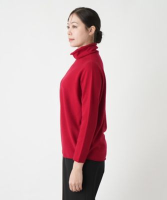 ホールガーメントハイネックニット【Ｌｅｉｌｉａｎ　ＷＨＩＴＥ　ＬＡＢＥＬ】
