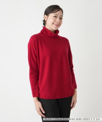 ホールガーメントハイネックニット【Ｌｅｉｌｉａｎ　ＷＨＩＴＥ　ＬＡＢＥＬ】
