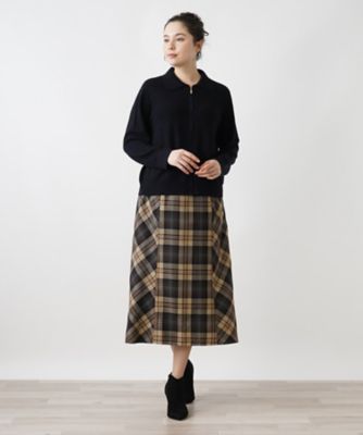 Leilian PLUS HOUSE / レリアンプラスハウス 【店舗人気】ニットジップブルゾン 店舗人気】ニットジップブルゾン | Leilian plus house (Women