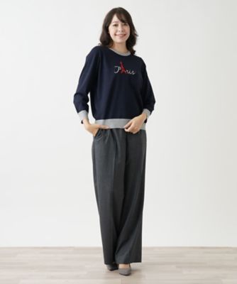 【インターシャ編み】モチーフニット